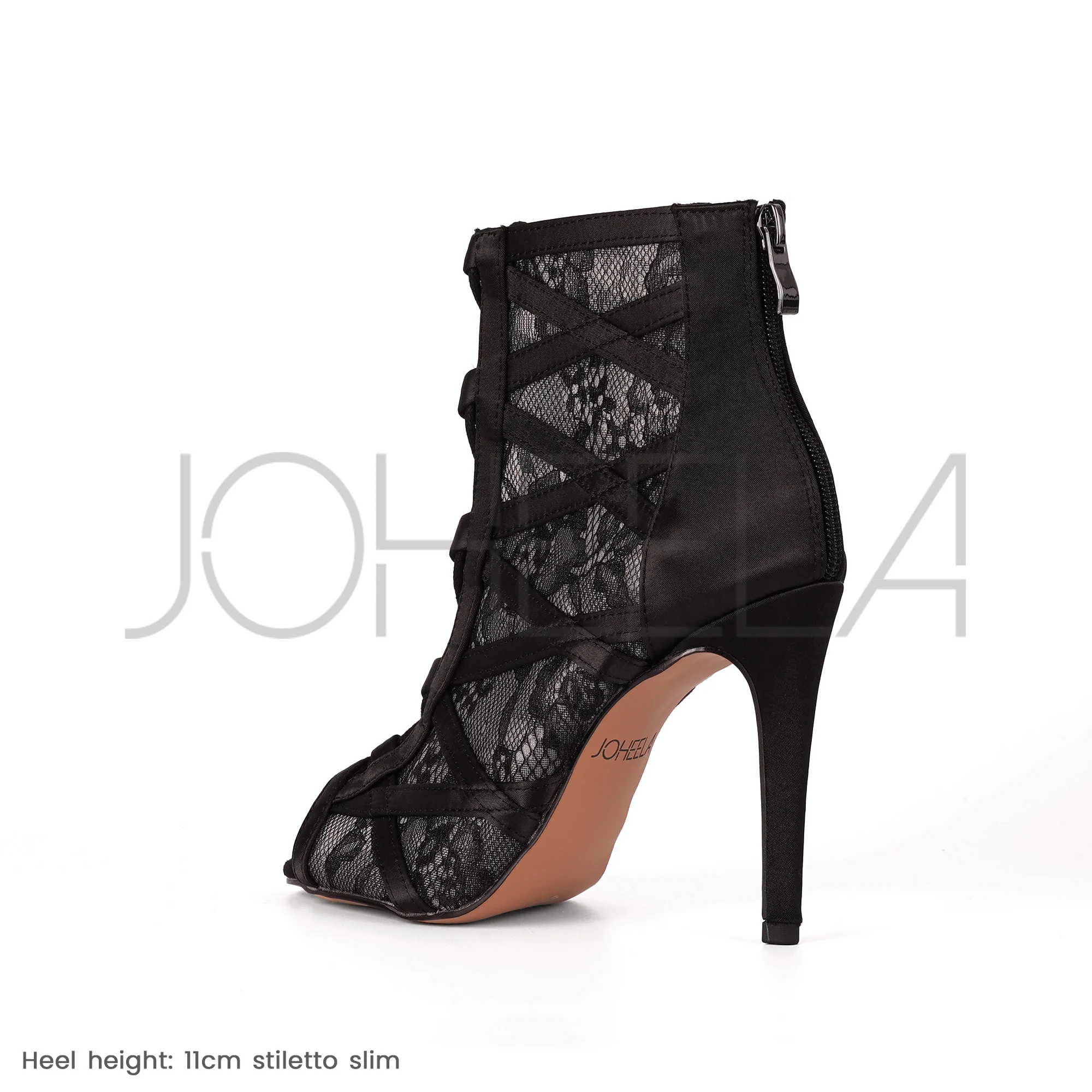 Bella noir - Talons stilettos - Prête à expédier - Image 4