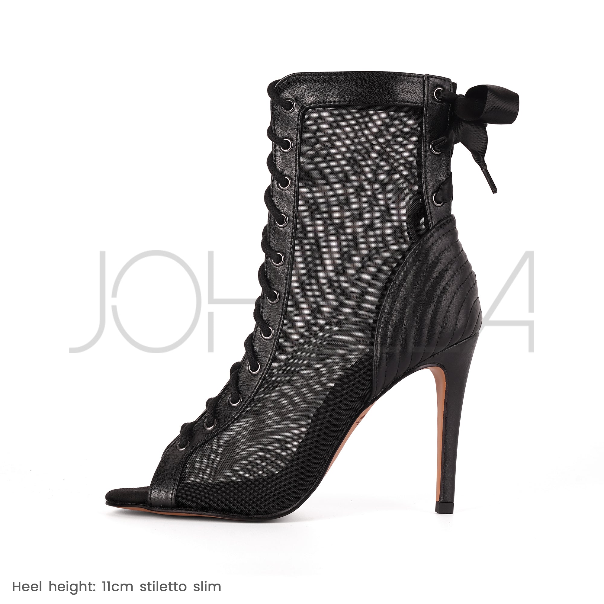 Chloe noir - Talons stilettos - Prête à expédier - Image 3