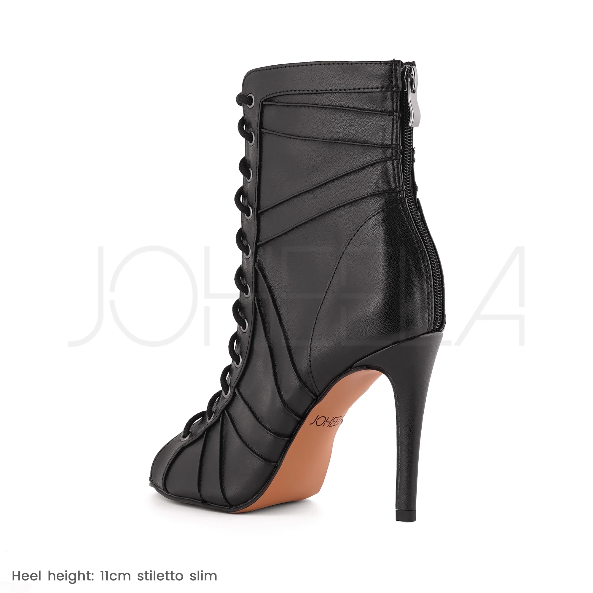 Kelly noir - Talons stilettos - Prête à expédier - Image 4