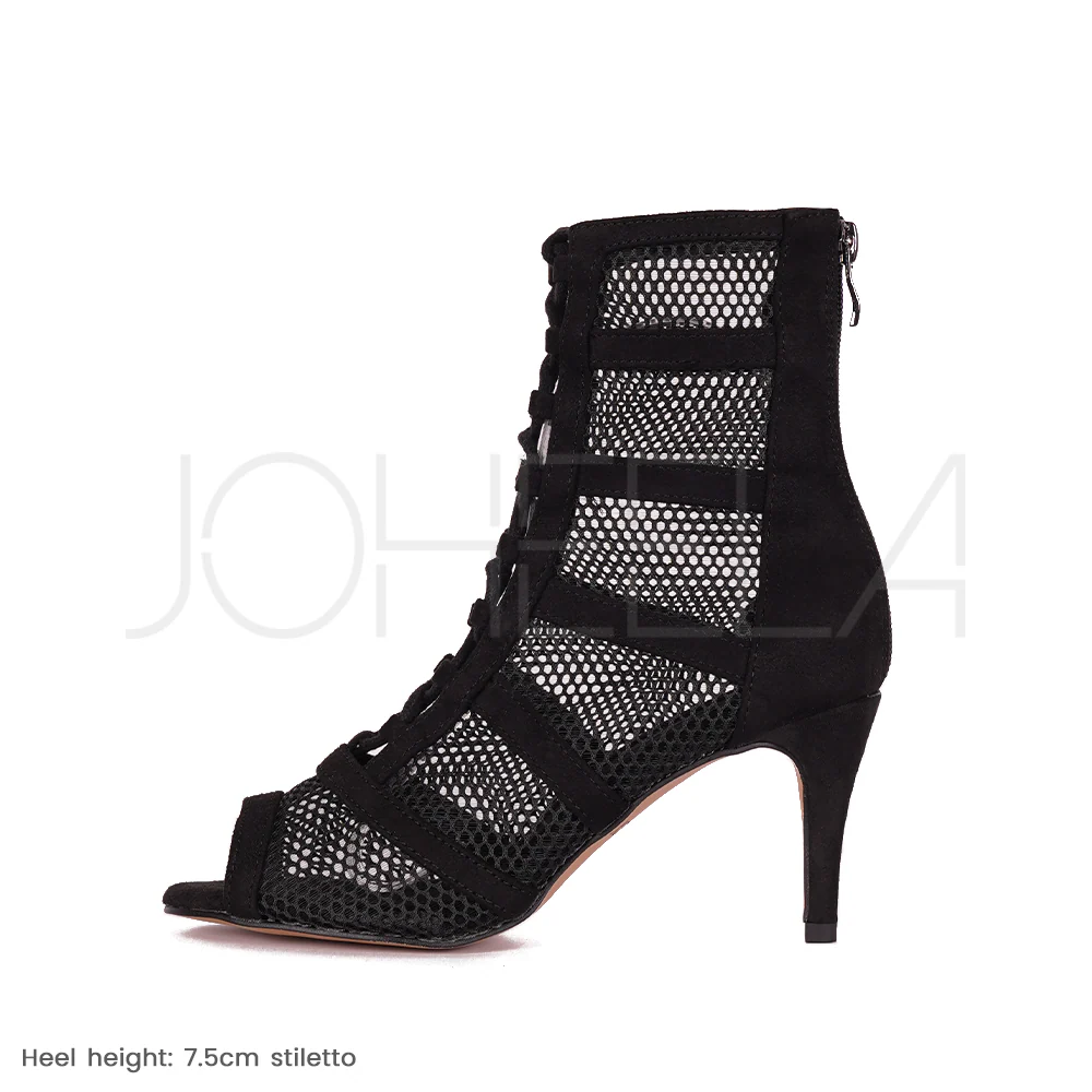Leana noir - Talons stilettos - Personnalisable - Image 9