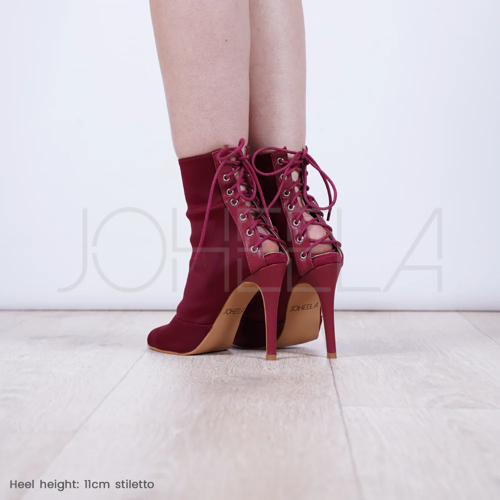Louane bordeaux - Talons stilettos - Personnalisable - Image 3