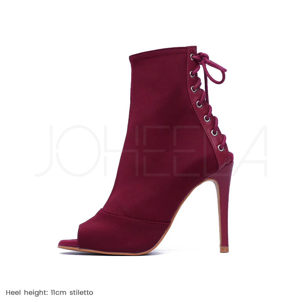 Louane bordeaux - Talons stilettos - Personnalisable - Image 5