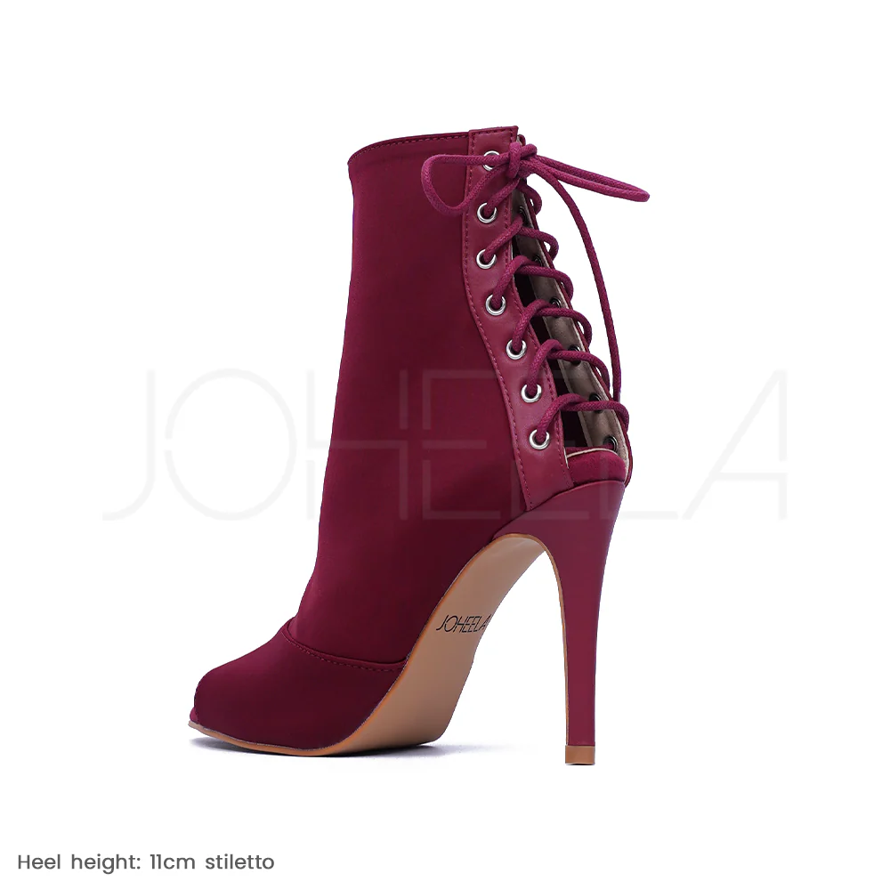 Louane bordeaux - Talons stilettos - Personnalisable - Image 7