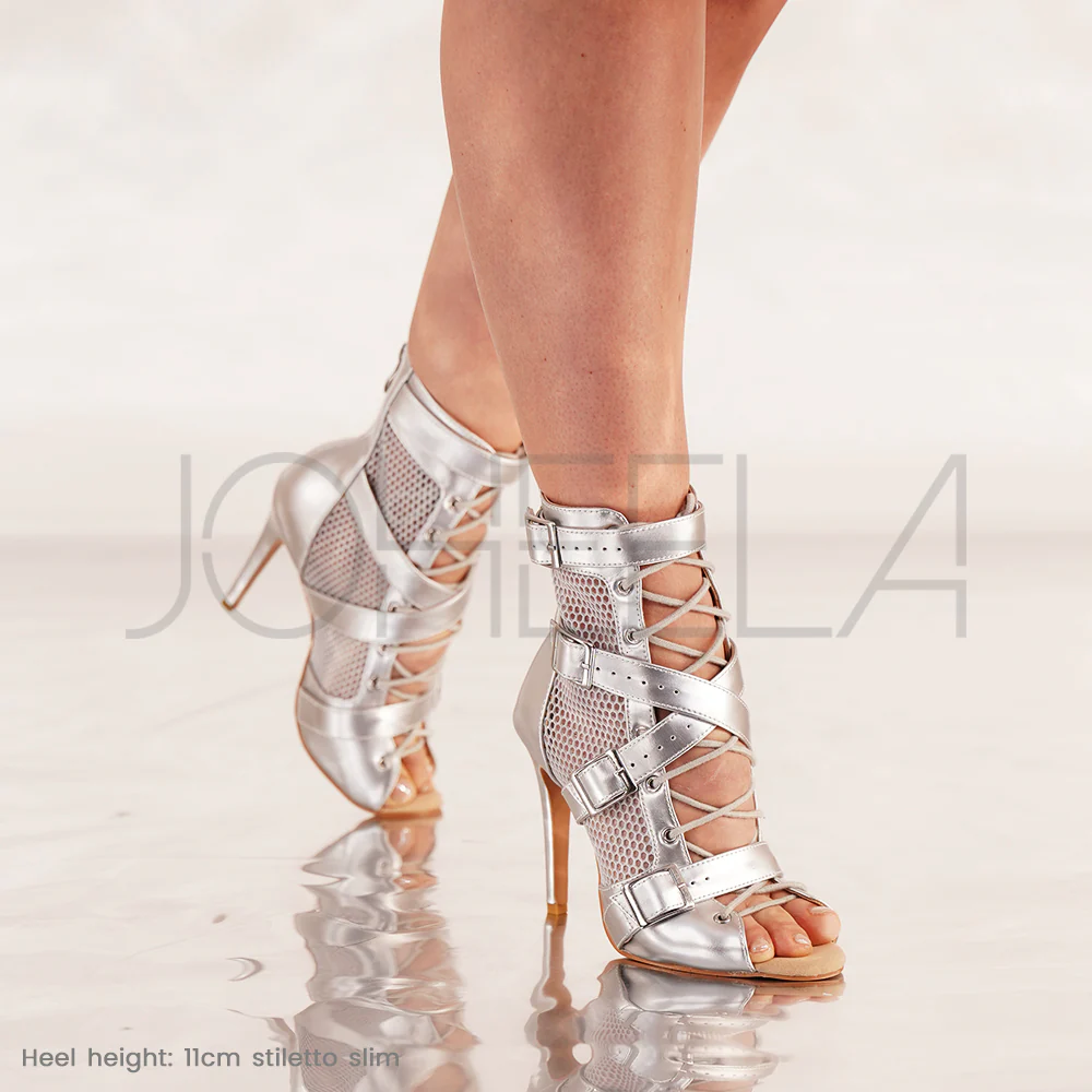 Nina argenté - Talons stilettos - Prête à expédier - Image 9