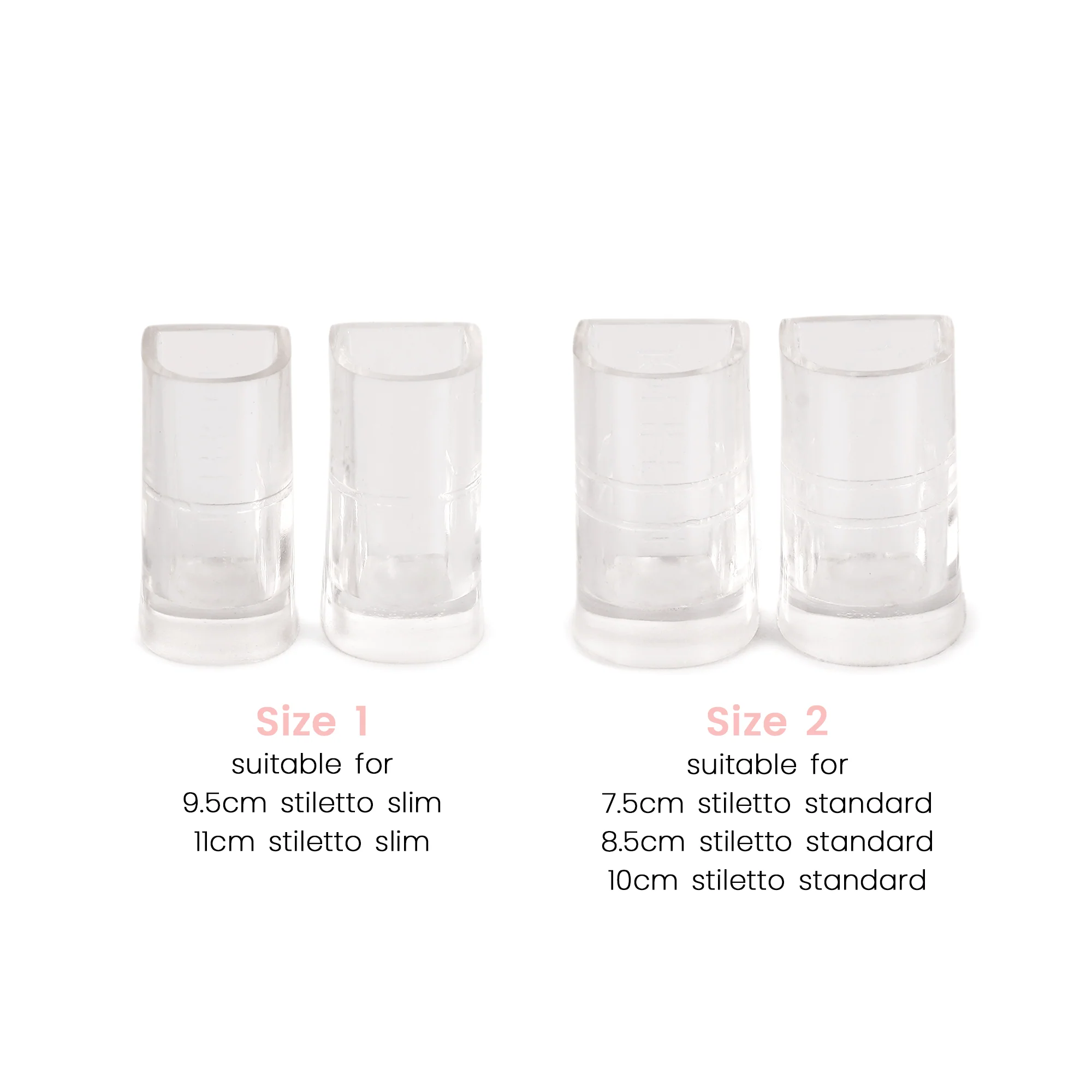 Protecteurs de talons pour stilettos slim - Taille 1 - Image 8