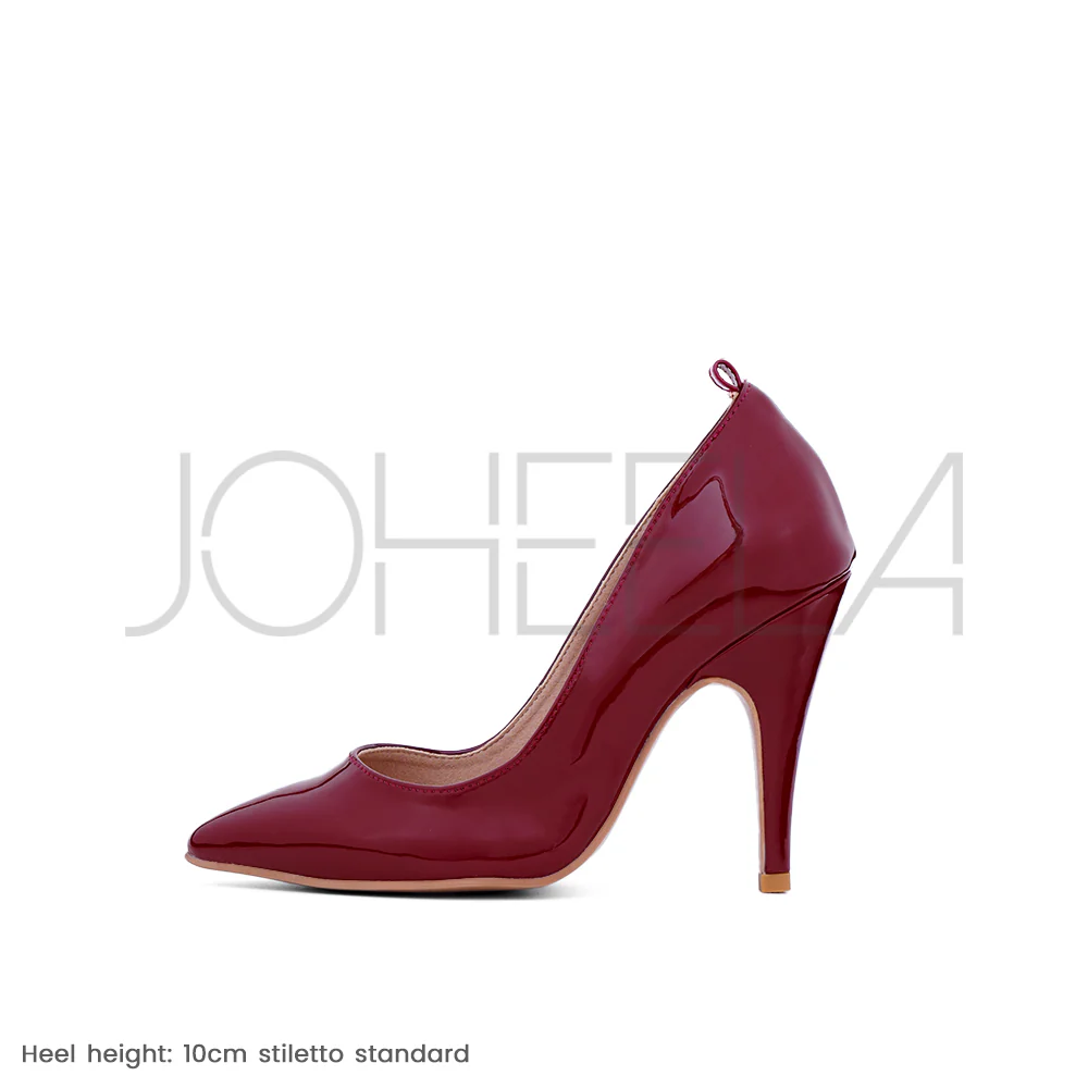 Sabrina bordeaux - Talons stilettos - Prête à expédier - Image 14