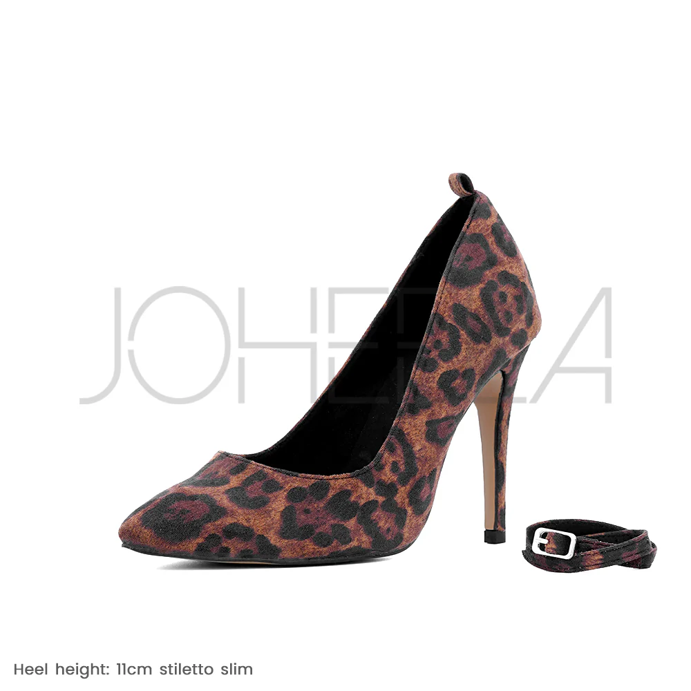 Sabrina leopard - Talons stilettos - Prête à expédier - Image 6