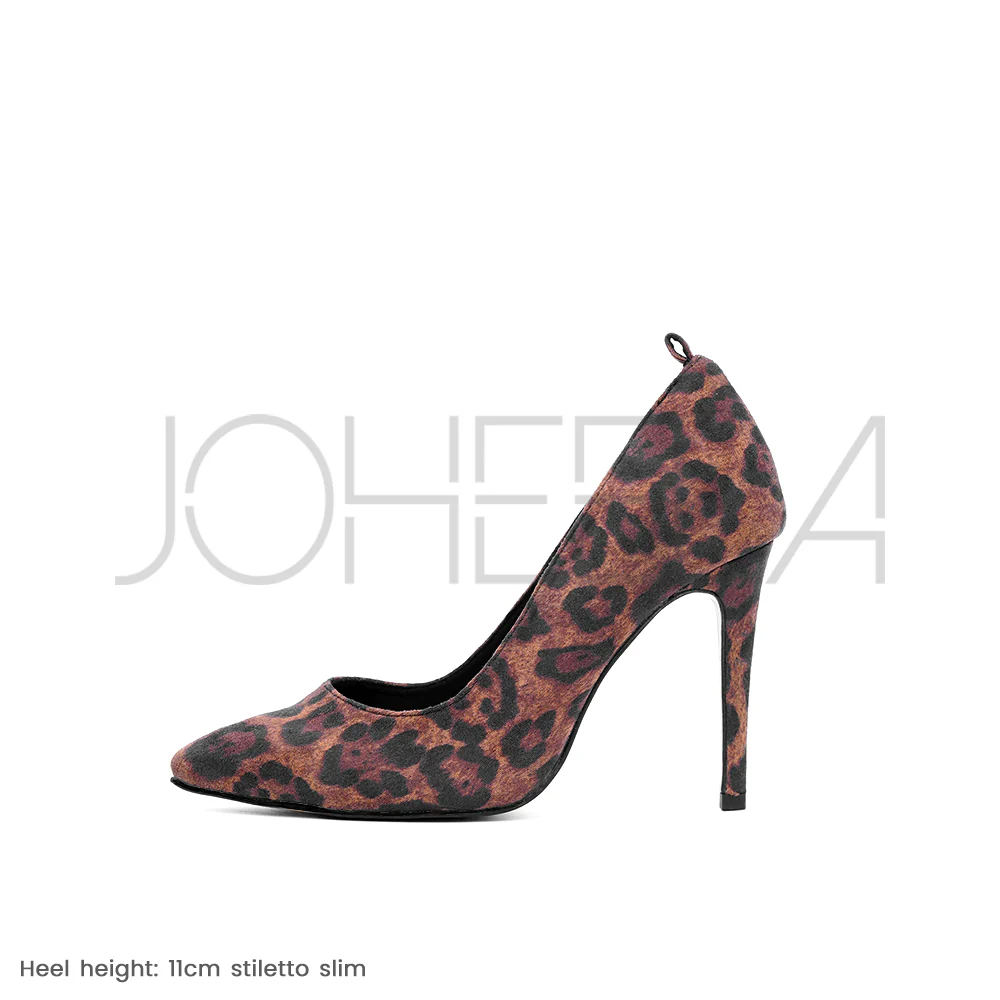 Sabrina leopard - Talons stilettos - Prête à expédier - Image 9