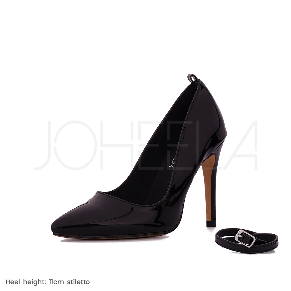 Sabrina noir - Talons stilettos - Personnalisable - Image 7