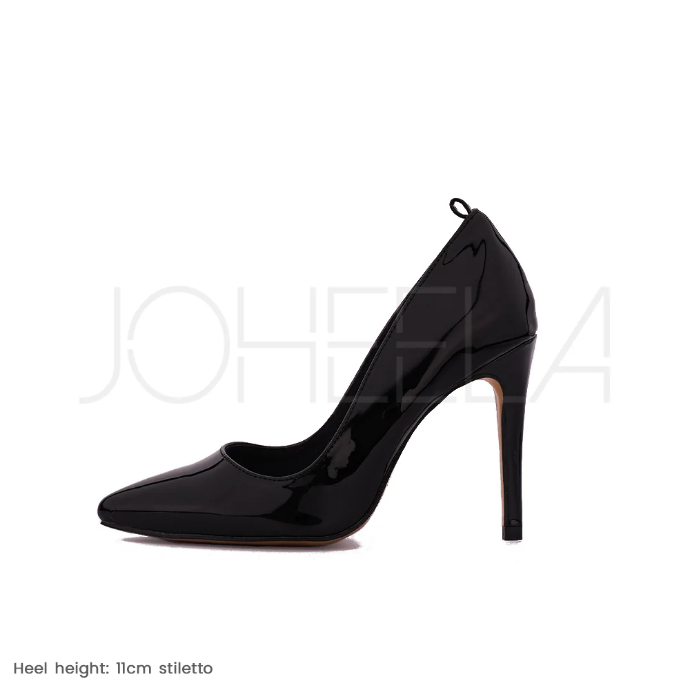Sabrina noir - Talons stilettos - Personnalisable - Image 8