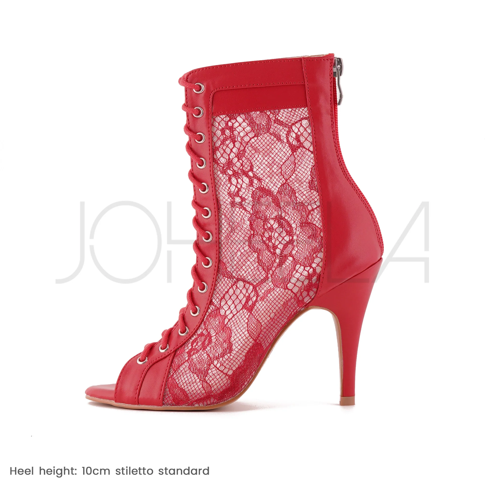 Valentina rouge - Talons stilettos - Prête à expédier - Image 6